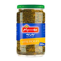 مهرام ترشی مخلوط (لیته)670 گرم